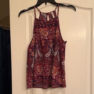 Floral Paisley Print Women's Top